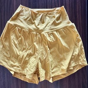 HALARA Women's Athletic Shorts - Yellow